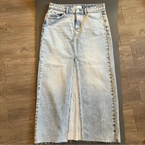Zara Denim Skirt Sz M